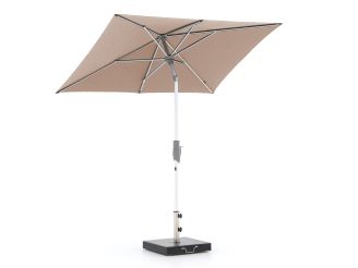 Glatz Alu-Twist parasol 240x240cm - Taupe (151) (incl. Shadowline voet 50 kg)