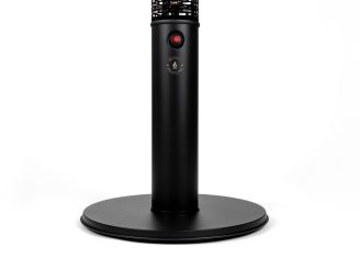 Monti HeatLine Vibe bartafel met terrasverwarmer 1500W ø60cm (h: 110cm) - Black