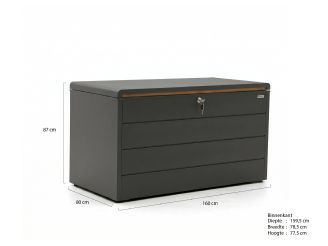 Kees Smit Brava Opbergbox 160 - Green (840 liter)