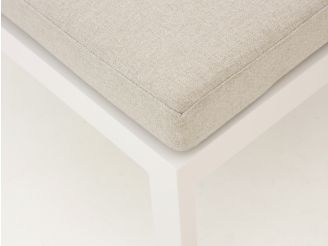 Manifesto Alzano lounge voetenbank 78x78cm - White (incl. kussen)