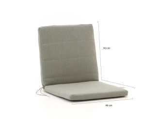 Fiber tuinkussen laag 92x46cm - Green Melange