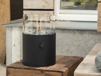 Cosiscoop XL gaslantaarn ø20cm (h:30,5cm) - Black