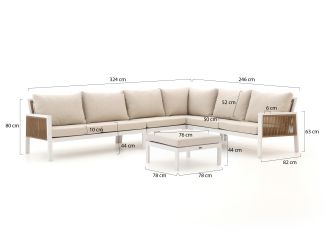 Manifesto Alzano hoek loungeset 5-delig