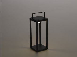 SUNS Jack lantaarn solar 22x22x54cm - Matt Royal Grey
