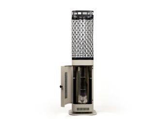 Monti HeatLine Blaze pellet terrasverwarmer 26x26x95cm - Beige