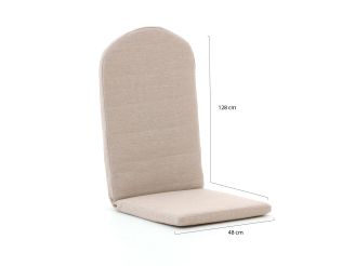 Adirondack kussen t.b.v. bearchair 128x48cm - Sand Melange