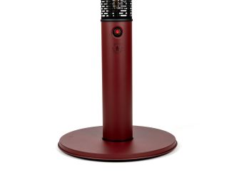 Monti HeatLine Vibe bartafel met terrasverwarmer 1500W ø60cm (h: 110cm) - Red