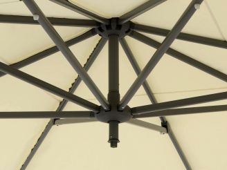 Glatz Sunwing Casa zweefparasol ø 330cm - Ecru (150) (incl. Terra Easyfoot) (incl.hoes)