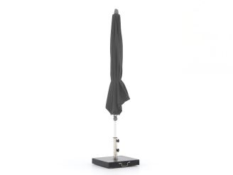 Glatz Alu-Smart parasol ø 300cm - Stone Grey (157) (incl. Shadowline voet 50 kg)