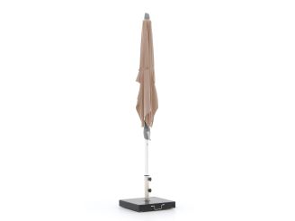 Glatz Alu-Twist parasol 240x240cm - Taupe (151) (incl. Shadowline voet 50 kg)