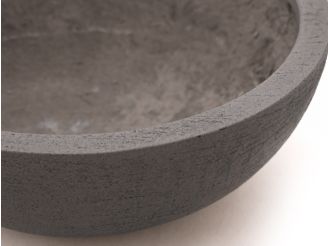 Designplants/Luca Lifestyle Rietgras kunstplant (h:165cm) met Terreno Bowl bloempot - Groen (UV Bestendig) (bloempot = Ash Brown)