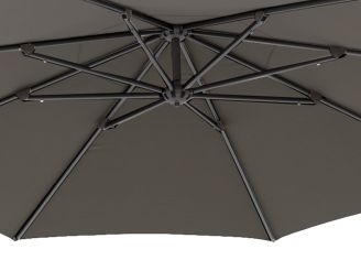 Glatz Sunwing Casa zweefparasol ø 330cm - Antraciet (155) (incl. Shadowline voet 90 kg) (incl.hoes)