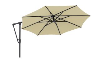 Glatz Sunwing Casa zweefparasol ø 330cm - Ecru (150) (incl. Terra Easyfoot) (incl.hoes)