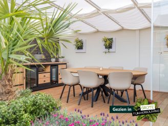 Hartman Le Soleil Element dining tuinstoel - Taupe - Naturel - Bruin - Kunststof