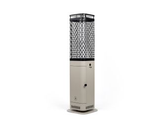 Monti HeatLine Blaze pellet terrasverwarmer 26x26x95cm - Beige