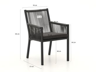 Manifesto Rivola/Linosa 240x160cm dining tuinset 11-delig