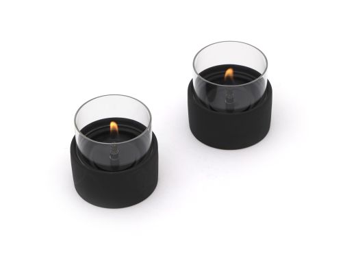 Tenderflame Breeze 10 sfeerlicht ø11cm (h:10,7cm) - Black (2 stuks)