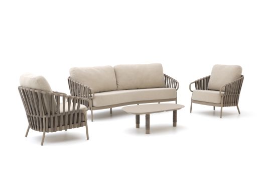 Tierra Outdoor Nuri/Moretti stoel-bank loungeset 4-delig 5-zits