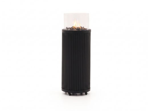 Cosipillar Curved gaslantaarn ø40cm (h:112cm) - Black