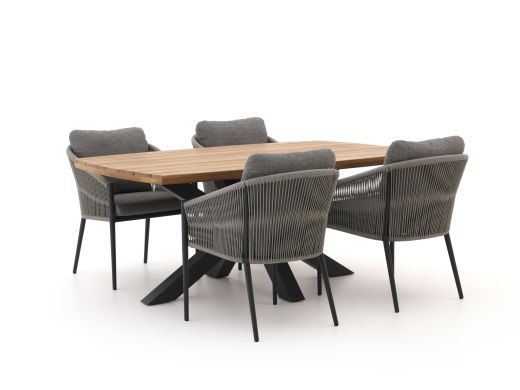 Bellagio Mineo/Induno deens Ovaal 180cm dining tuinset 5-delig