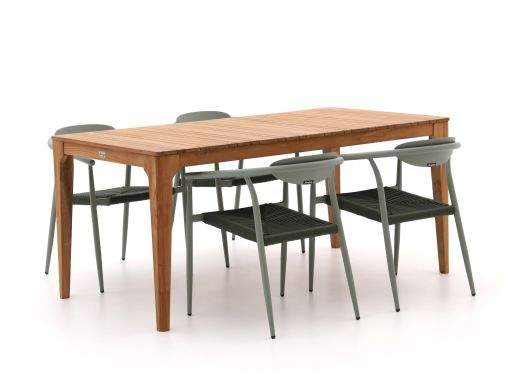 Manifesto Cavone/Bruca 170cm dining tuinset 5-delig stapelbaar