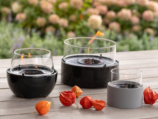 Tenderflame Tulip 14 tafelhaard ø14,1cm (h:12,5cm) - Black