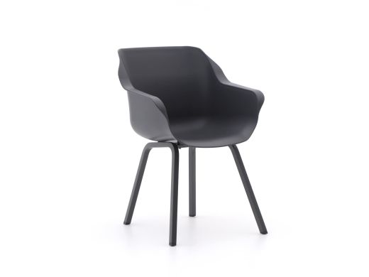 Hartman Sophie Element dining tuinstoel - Grijs - Antraciet - Kunststof