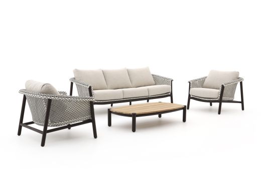 Zavelli Cuore stoel-bank loungeset 4-delig 5-zits