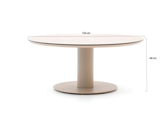 Tierra Outdoor Natal/Moreno ø 150cm low dining tuinset 5-delig