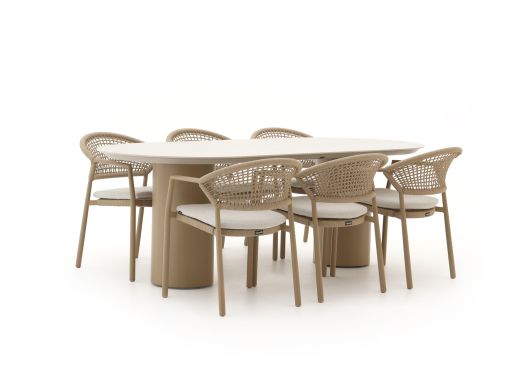 Hartman Taragona/Valencia 220cm dining tuinset 7-delig