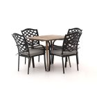 Hartman Berkeley/ROUGH-K 90cm dining tuinset 5-delig