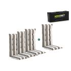 Madison tuinkussen set van 4 hoge rug