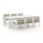 Bellagio Vinadio 255cm low dining tuinset 7-delig