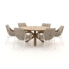 Manifesto Novara/ROUGH-Y ø150cm dining tuinset 7-delig