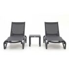 Forza Russi ligbed set 3-delig stapelbaar verstelbaar