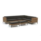 ROUGH-D hoek loungeset 6-delig
