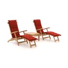Sunyard Country/Wales 60cm deckchair set 3-delig