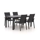 Bellagio Albinea/Menzano 160cm dining tuinset 5-delig stapelbaar