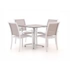 Bellagio Anzio/Canzo 80cm dining tuinset 5-delig stapelbaar inklapbaar