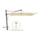 Glatz Sombrano S+ Easy zweefparasol 300x300cm