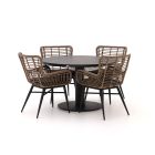 Intenso Asti/La Fonte Ø120cm dining tuinset 5-delig