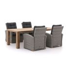 Intenso Mazzano/ROUGH-X 240cm lounge-dining tuinset 5-delig verstelbaar