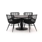Intenso Asti/La Fonte Ø120cm dining tuinset 5-delig