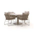 Intenso Trofarello/La Fonte ø120cm dining tuinset 5-delig
