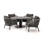 Bellagio Cupello/La Fonte ø150cm low dining tuinset 5-delig
