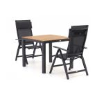 Bellagio Avenza/Fidenza 90cm dining tuinset 3-delig verstelbaar