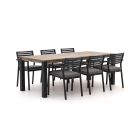 Bellagio Rumo/ROUGH-S 220cm dining tuinset 7-delig stapelbaar