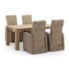 Intenso Umbria/ROUGH-X 180cm dining tuinset 5-delig verstelbaar