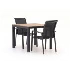 Forza Centallo/Fidenza 90cm dining tuinset 3-delig stapelbaar