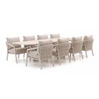 SUNS Sato/Palermo 280cm low dining tuinset 9-delig